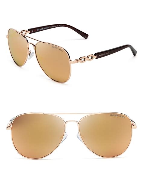 michael kors women's pilot sunglasses|michael kors aviator eyeglasses.